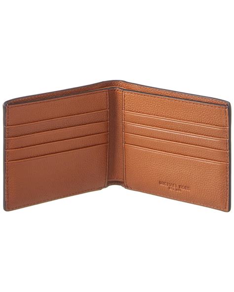 michael kors bryant dark brown men's wallet|brown designer inspired wallet.